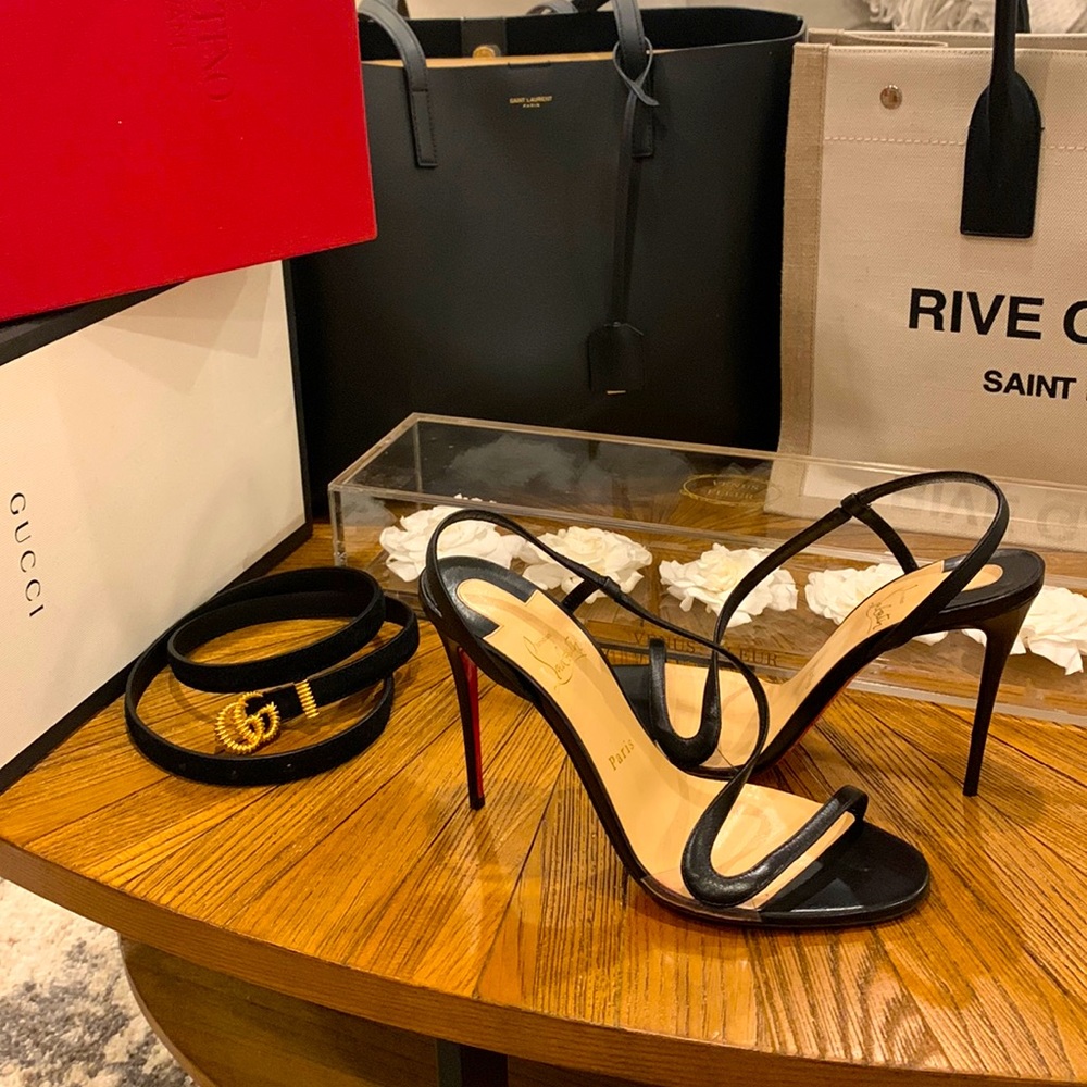 Slingback Stiletto Sandal 
Christian Louboutin